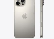 iPhone 16 pro max 6.9′′ 256GB Natural Titanium  new condition one month use battery 100% charged 100