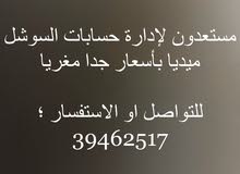 مستعدون لإدارة حسابات السوشل ميديا مستعدون لإدارة حسابات السوشل ميديا