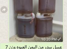 عسل يمني سدر وزن العبوة 7 كجرام تقريباً عسل يمني سدر وزن العبوة 7 كجرام تقريباً