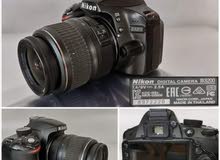 كامره نيكون d3200 نظيفه نضافته 80٪. مع كامل ملحقات كامره نيكون d3200 نظيفه نضافته 80٪. مع كامل ملحقات