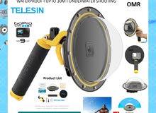 TELESIN 6" Dome for GoPro Hero 9 Black Waterproof Housing Grip Trigger (New Stock)
