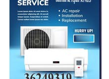 All kinds of ac repair and maintenance services