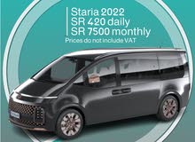 Hyundai Staria 2022 for rent (9-seater)