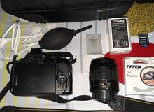 Nikon D5300 body with accessories.