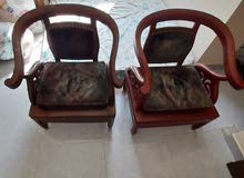Cradle & wooden chairs