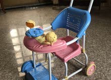 كرسي وعربة اطفال كرسي وعربة اطفال