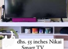 smart Nikai screen Tv  with table