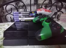 Ps4 500GB with 5 games and 3 controllers for sale