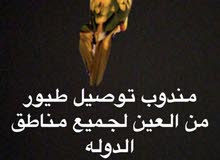 مندوب توصيل من العين الى جميع انحاء الدوله مندوب توصيل من العين الى جميع انحاء الدوله