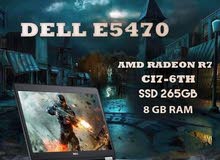 Gaming Laptop-touch -Dell E5470 core i7 2 GB Gharpics card -8 GB Ram- 256 SSD
