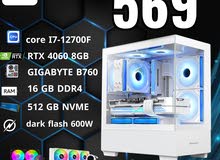 PC GAMING CORE I7 12TH RTX 4060 8GB  بي سي جيمينج كور اي 7 جيل 12 كرت 4060