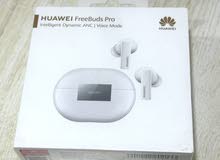 سماعات Huawei freebuds pro جديد لون ابيض اللي ببعتلي ع مسجات 25 ما ببيعها ب 25 لا اتغلب حالك