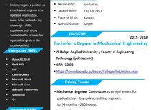 تصميم سيرة ذاتية CV باسعار رمزية تصميم سيرة ذاتية CV باسعار رمزية