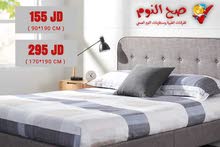 فرشة صحية زنبركية او اسفنجية + سرير فندقي مكفول (بوكس+راسية )-مقاس مفرد ومزدوج شامل التوصيل والتركيب