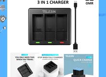 GOPRO 9 3 Port Charger 3 in 1 Charger Fast Charging (New Stock)