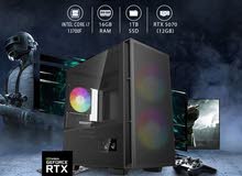 اقساط بدون دفعه اولى ( تجميعة كمبيوتر اي 7 Pc Computer i7 RTX5070 )