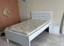 New twin size wooden bed  with mattress