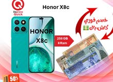 HONOR X8c ( 256GB ) / 8 RAM NEW /// هونور اكس 8 سي ذاكره 256 جيجا الرام 8 الجديد كليا