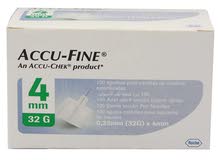 Accu-Fine pen needles 32g x 4mm 100's