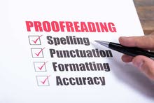 خدمات تدقيق لغوي احترافية (انجليزي) خدمات تدقيق لغوي احترافية (انجليزي)