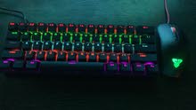 كيبورد bajal وماوس fantech اصلي rgb
