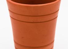 Handmade water cup in pottery earthen clay. Milk juice cup Handmade water cup in pottery earthen clay. Milk juice cup