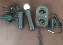 PS3 motion controllers full set