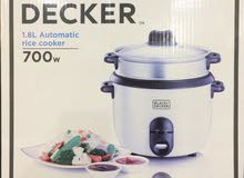 New Black+Decker Automatic Rice cooker for sale