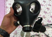 قناع غاز للدخان مضاد للغاز المزيل للدموع