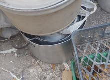 طنجرة ضغط وطنجرة المنيوم كبيرة وغيرها بالصور