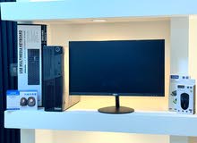 جهاز كمبيوتر مكتبي خارق للأداء العالي COER I7 RAM 16GB مع شاشات جديده 24 انش بسعر مغري جدا فقط 159