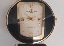ساعة اصليه ريموند نسائيه مطليه دهب عيار 18k