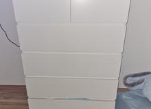 white drawer cabinet from ikea
