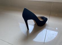 Jimmy choo black suede Peep toe heels Jimmy choo black suede Peep toe heels