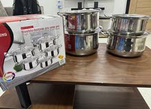 Stainless steel kitchen set
