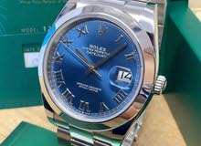 Rolex Datejust 126300 Silver Oyster Bracelet with Smooth Bezel