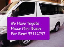 Toyota Bus 15 Passenger For Rent & Transportation باص 15ركاب للإيجار