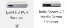 BeIn Receivers (4K and PVR)