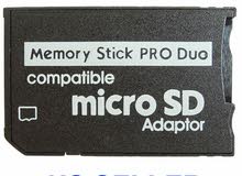 Sony and PSP Series Pro Duo PSP Adapter @ 15 JD
