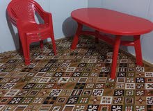 ميز طعام بلاستك +ثلاث كراسي ميز طعام بلاستك +ثلاث كراسي