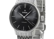 Rado Coupole Silver Bracelet  Black Dial