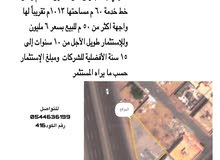 أرض تجارية في مخطط السنابل للبيع أو للإستثمار أرض تجارية في مخطط السنابل للبيع أو للإستثمار