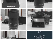 كاميرا سوني A7III مع عدسة كامرون الاصلية