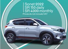 Kia Sonet 2022 for rent - Free delivery for monthly rental