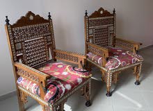 2 Oriental Classic style chairs