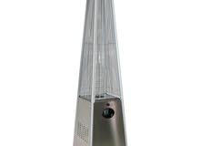 Quartz tube pyramid patio heater with electric ignition (S.S)