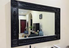 Heavy woodwork mirror
