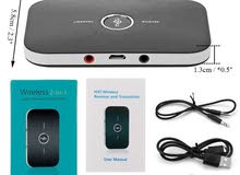 2 in 1 Bluetooth 5.0 Transmitter Receiver Wireless Audio Adapter For PC TV Headphone Car 3.5mm