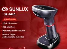 باركود سكانر ماسح ضوئي صنلوكس منفذ USB   قابض يدوي Sunlux Barcode Scanner XL-9610