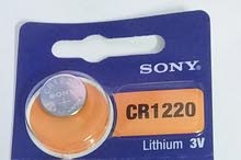 SONY Lithium CR1220 batteries 3V Coin Cell